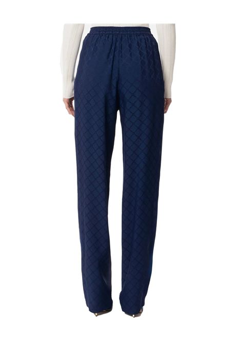 Pantalone Elisabetta Franchi donna  PA09152E2 DC8 blu ELISABETTA FRANCHI | Pantaloni | PA09152E2DC8